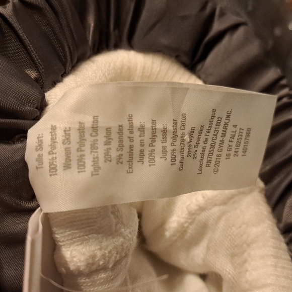 Gymboree girls tulle skirt with attached tights 3-6 months - Picture 5 of 7